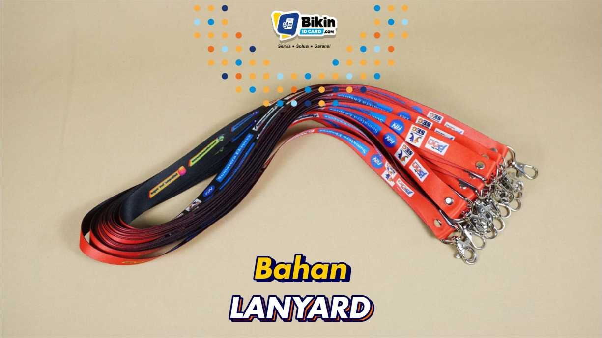 bahan lanyard