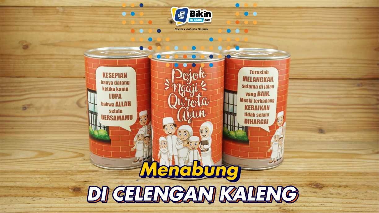 menabung di celengan kaleng