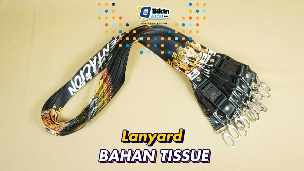 lanyard bahan tissue