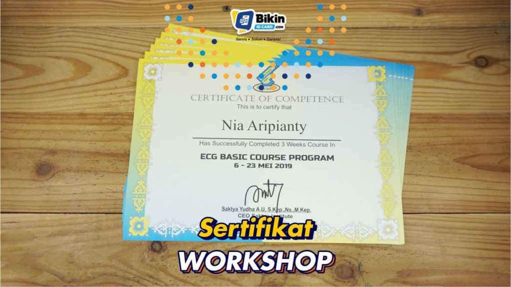 sertifikat workshop
