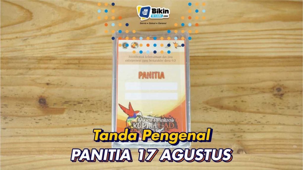 tanda pengenal panitia 17 agustus