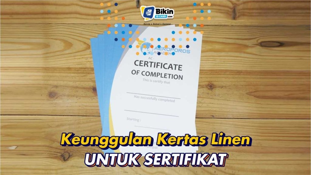 kertas sertifikat