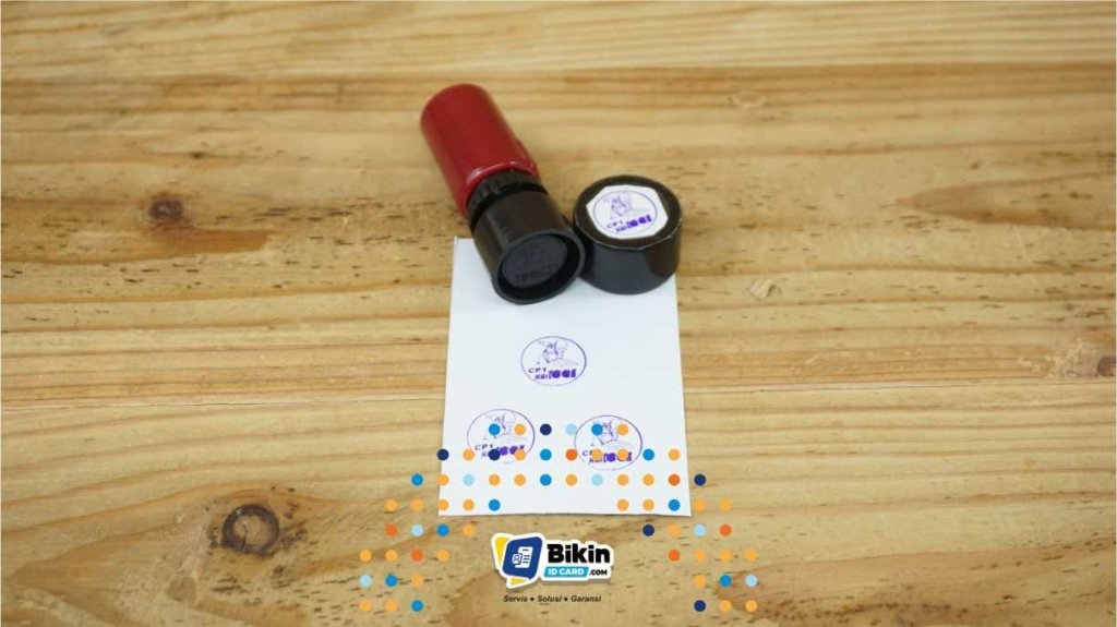 stempel perpustakaan contoh