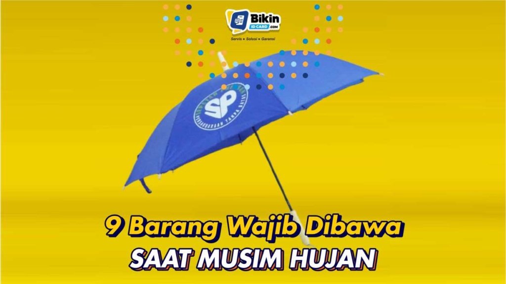 barang wajib saat musim hujan