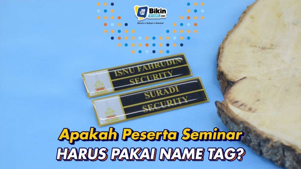 name tag peserta